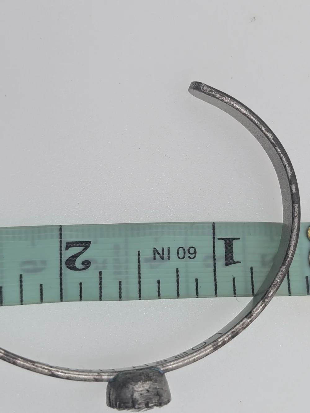 Loren Hope Silver Teardrop Crystal Cuff Bracelet 0104